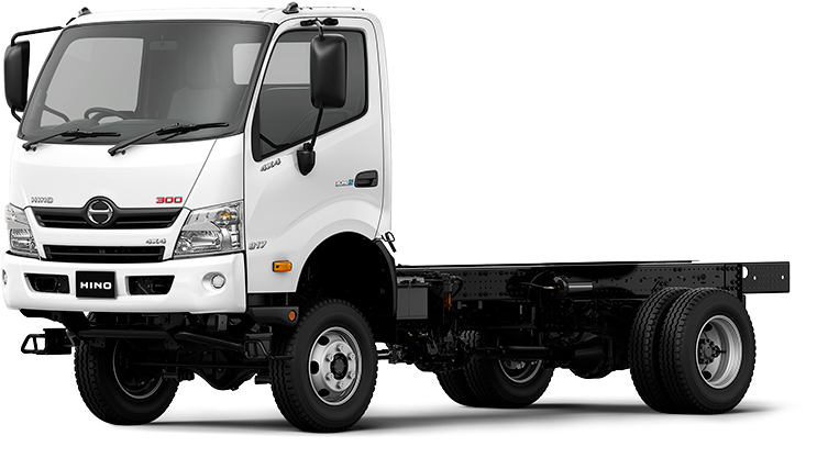 Hino 300 Series 4x4 - Hino 155 (823x507), Png Download