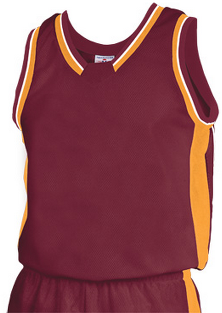 maroon basketball jersey