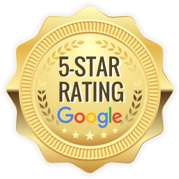 5 Star Google Rated (386x386), Png Download