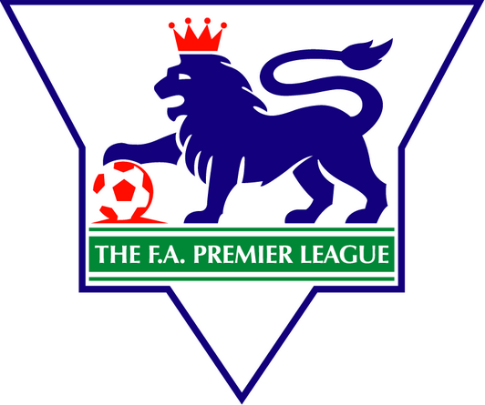 Premier League Logo - Old Premier League Logo (532x445), Png Download