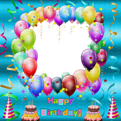 Birthday Frame Png - Happy Birthday Wishes Frame Png (400x400), Png Download