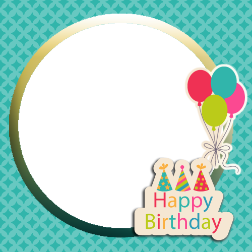 Free Library Create Beautiful Wishes With Your Photo - Birthday Photo Frame Online (500x500), Png Download