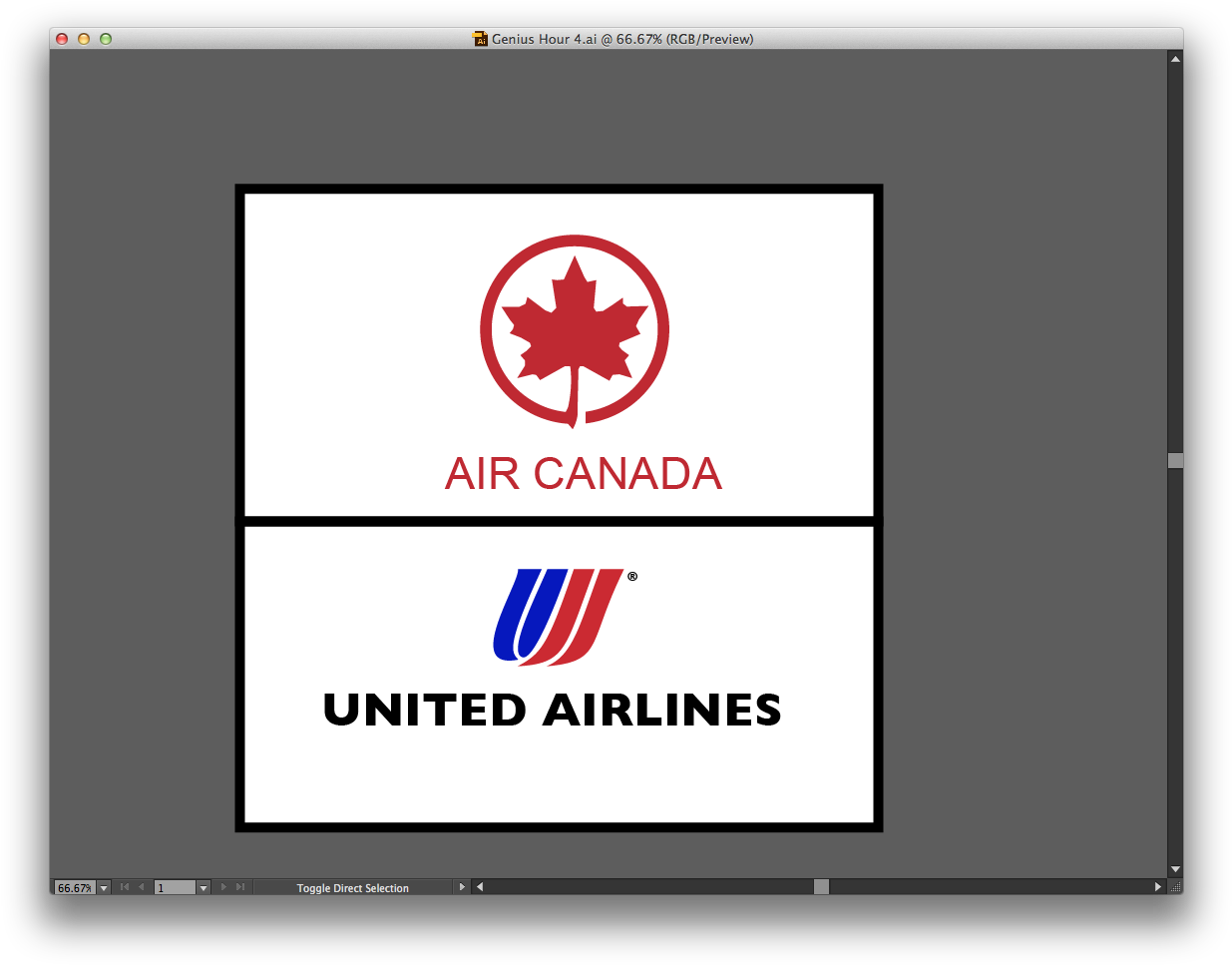 Air Canada & United Airlines Logos / Genius Hour - Custom Standard Latex Balloon (17"), Promotional Products (1250x982), Png Download