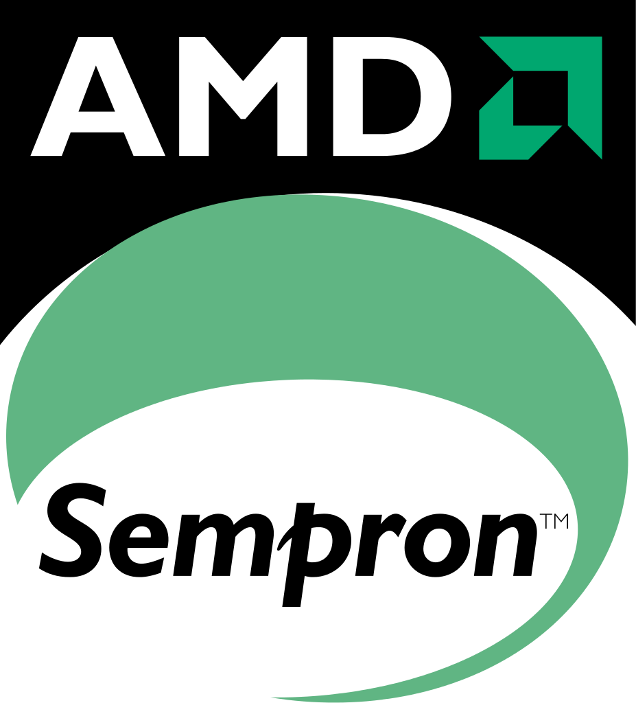 Amd Sempron Processor Logo - Amd Sempron Logo (927x1024), Png Download