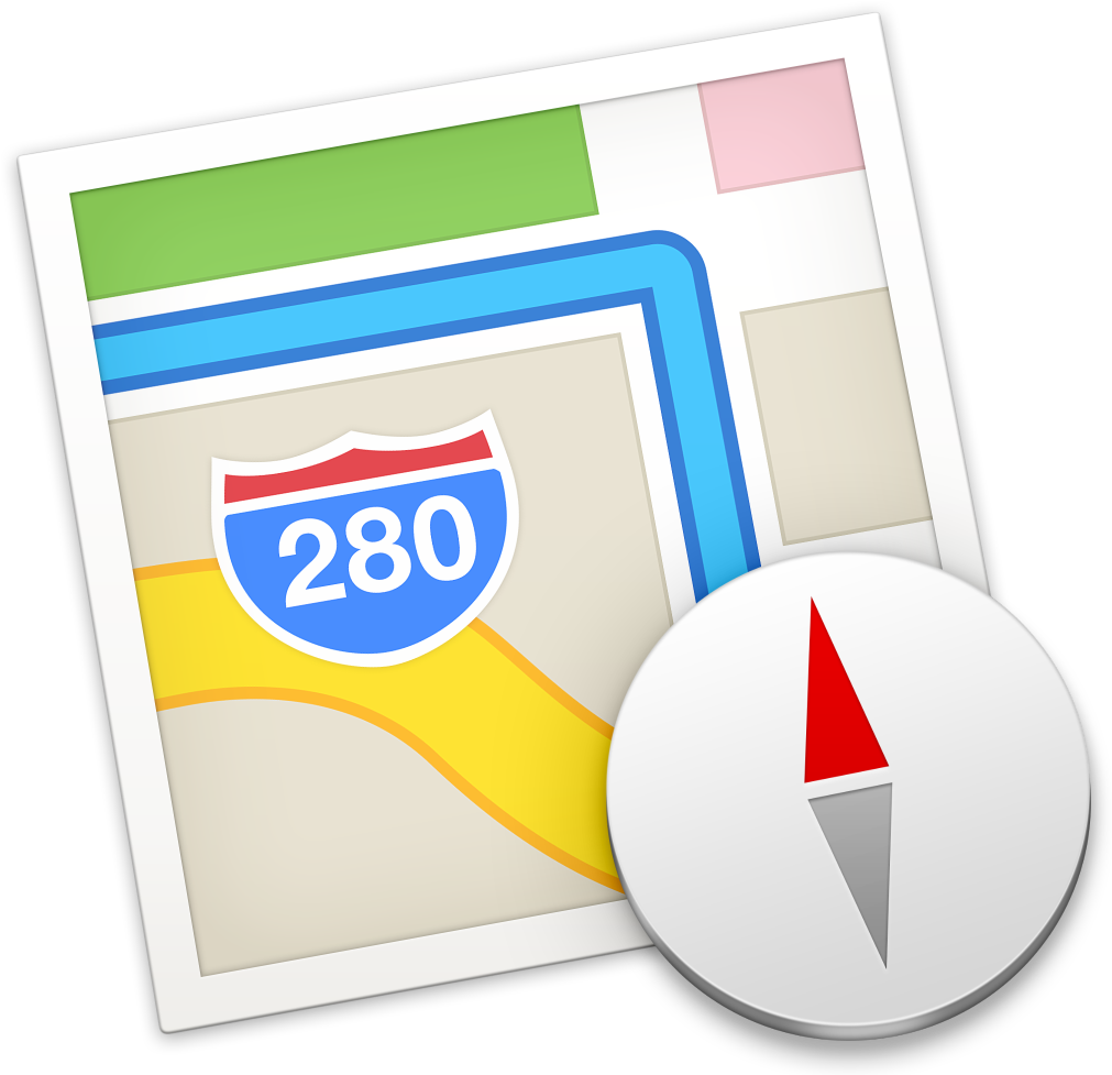 Apple Switches Google Maps To Apple Maps On Icloud - Maps Icon Mac (1024x1024), Png Download
