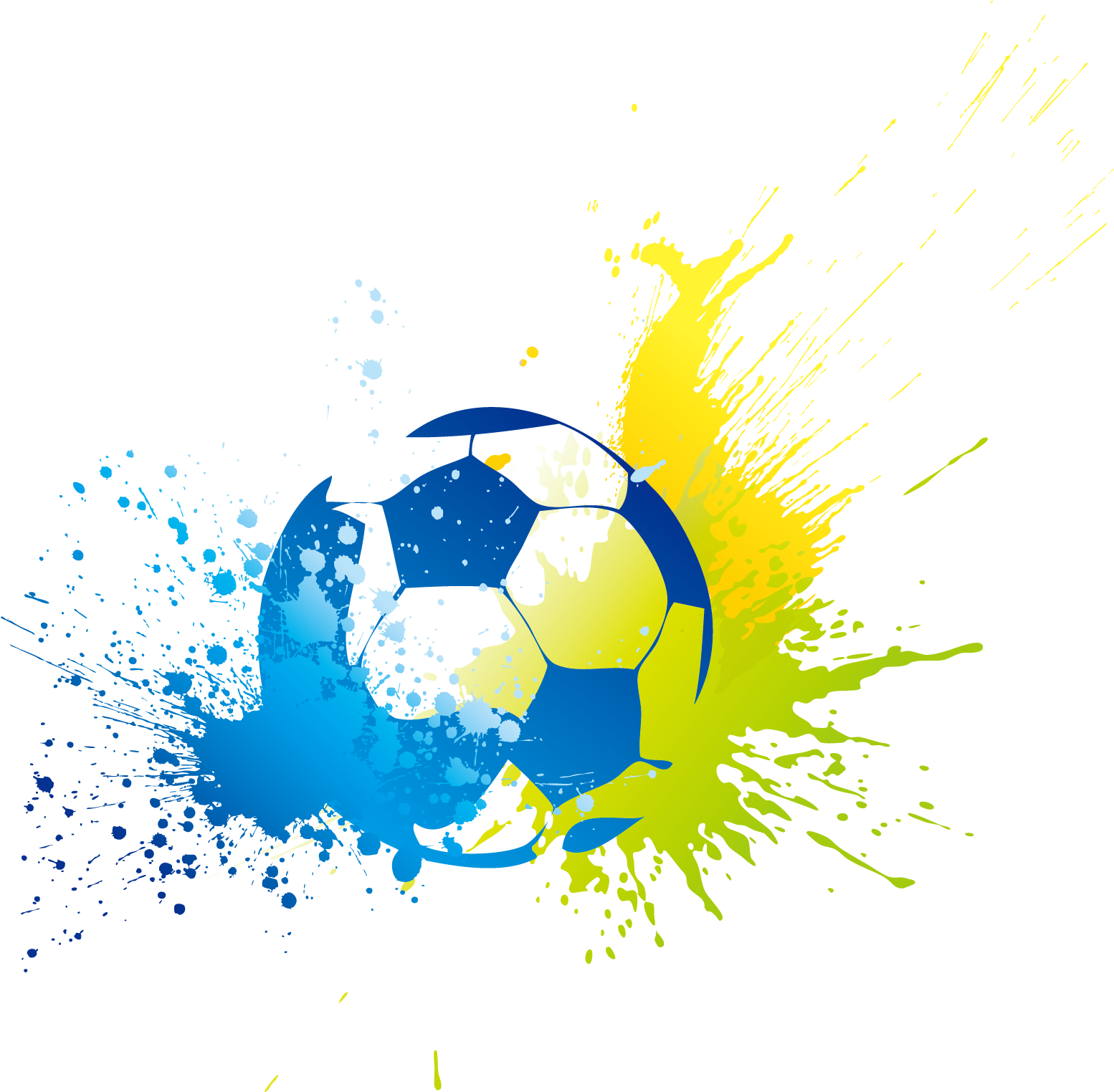 Football Player Sport Fototapeta - Football Vector Colour Png (2219x2037), Png Download