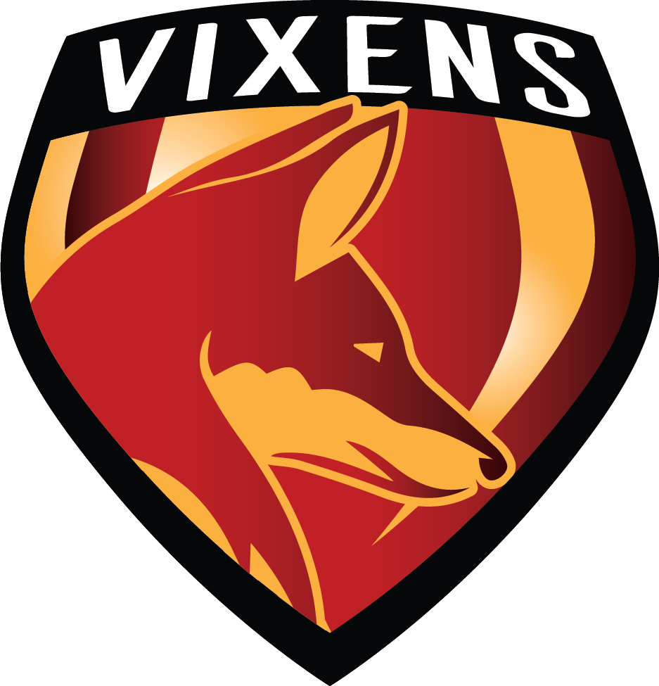Vixen Vector - Red Fox Football Logo (937x975), Png Download