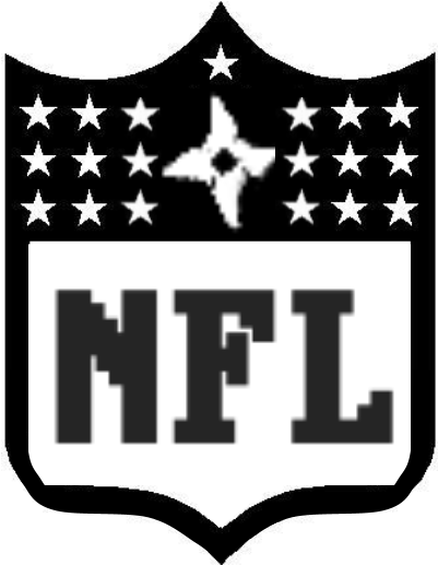 Nfl - Fantasy Football League Logo Black And White (960x720), Png Download