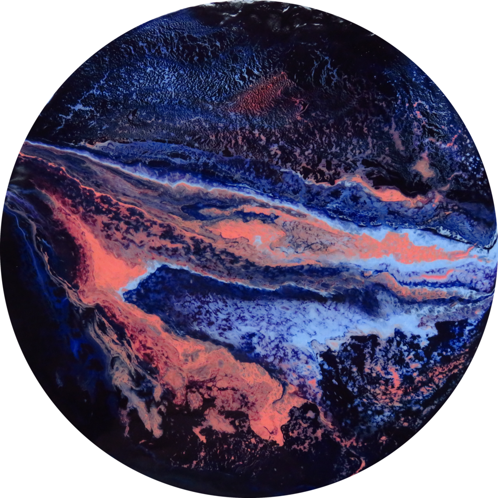 Student Artist Kelsey Rodriguez On Success, Space And - Sunset Nebula (960x960), Png Download