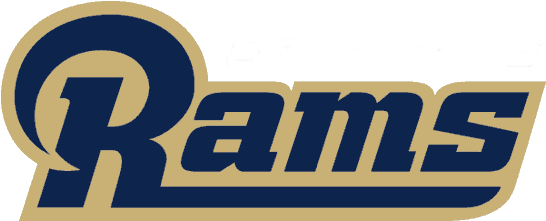 Nfl Rams Textlogo - Los Angeles Rams Logo (572x257), Png Download