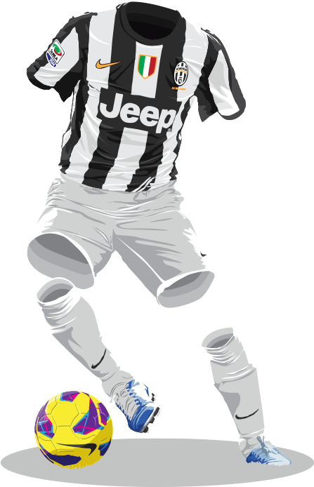 Juventus 2012/13 - Football Photo - Andrea Pirlo Of Juventus - Extra Small (630x819), Png Download