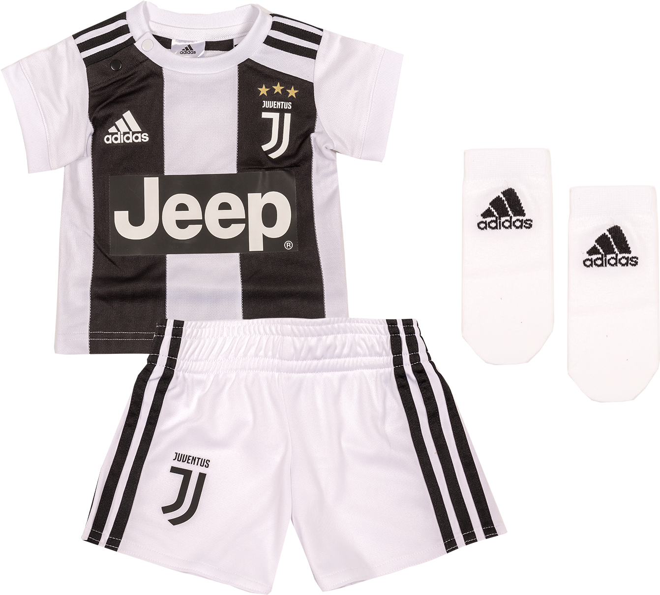 Juventus Home Mini Kit 2018/19 - Juventus Kit 2018 19 Png (1600x1600), Png Download
