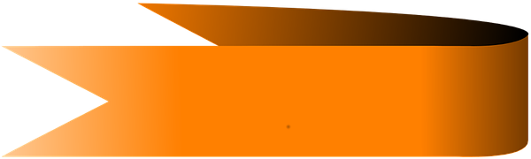 Banner, Orange, Graphic - Banner Transparent Background (960x243), Png Download