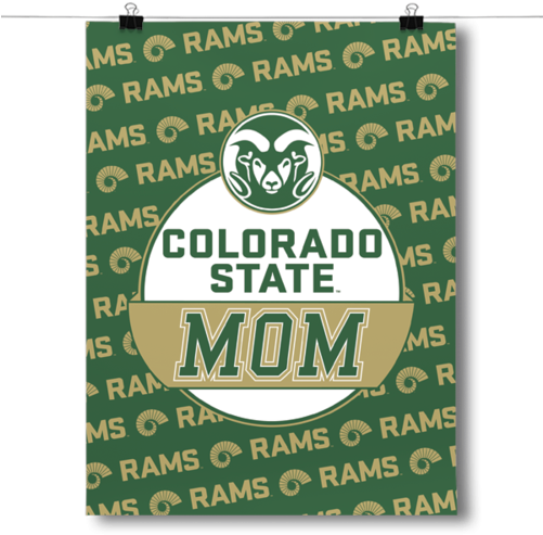 Colorado State Mom - Inspired Posters Colorado State Mom Poster Size 18x24 (500x500), Png Download