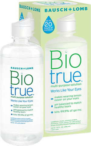 Biotrue Contact Lens Solution 60ml - Biotrue 300 Ml Solution (300x480), Png Download
