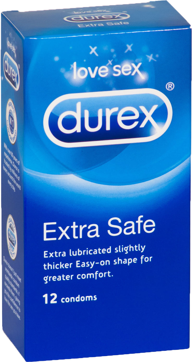 Durex Extra Safe Condoms - Durex Extra Safe (1500x1500), Png Download