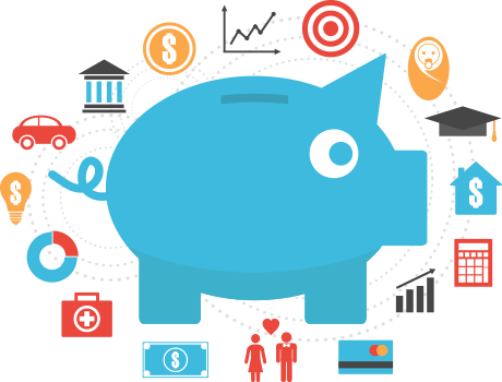 Banking Solutions - Bank Infographic (460x350), Png Download