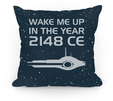 Wake Me Up In The Year 2148 Ce Pillow - She's Beauty She's Grace She Ll Punch You In The Face (484x484), Png Download