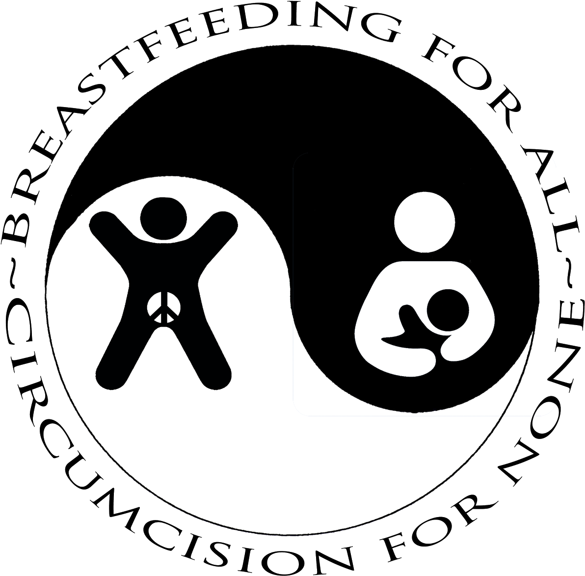 Breastfeeding For All ~ Circumcision For None - Breastfeeding (1568x1600), Png Download