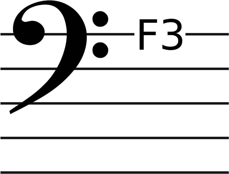 Subbass Clef With Ref - Subbass Clef (810x1200), Png Download