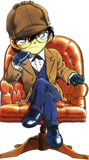 Conan As Sherlock Holmes - Conan Edogawa Sherlock Holmes (349x624), Png Download