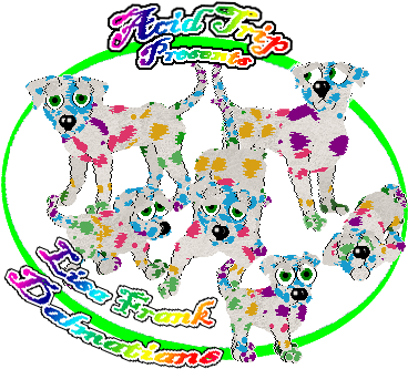 This Pup Will Add A Playfully Colorful Splash To Any - Psychedelic Experience (367x350), Png Download