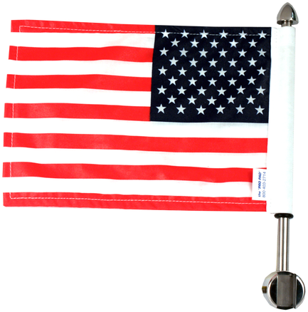 Pro Pad Yamaha V-star Sissy Bar Flag Mount With 6 In - Vector Flag United States (500x492), Png Download