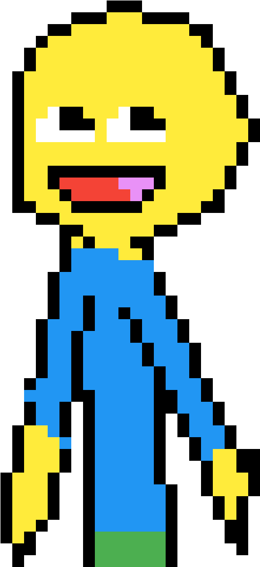Noob - Pixel Art (1200x1200), Png Download