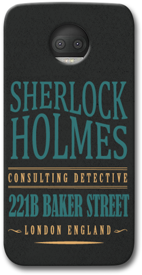 Sherlock Holmes Quote Moto G5s Plus Case - Mobile Phone Case (1000x1000), Png Download