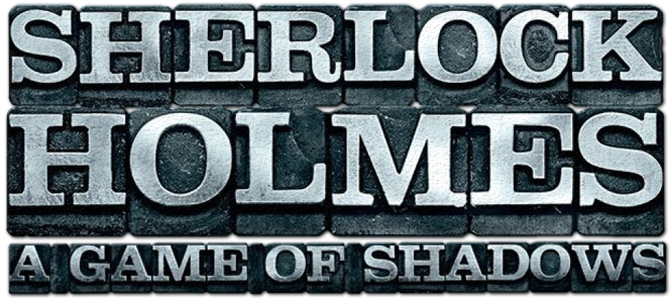 Sherlock Holmes Logo Png - Sherlock Holmes A Game Of Shadows Logo (800x310), Png Download