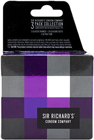 Condom Collection - Sir Richards - Condom 3 Pack Collection - 3 Condoms (500x500), Png Download