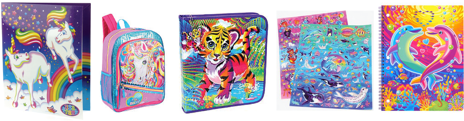 Even Though The Lisa Frank Sweepstakes Is Over, Urban - Lisa Frank Wide Ruled Spiral Notebook Pad Wide Rule (1600x419), Png Download