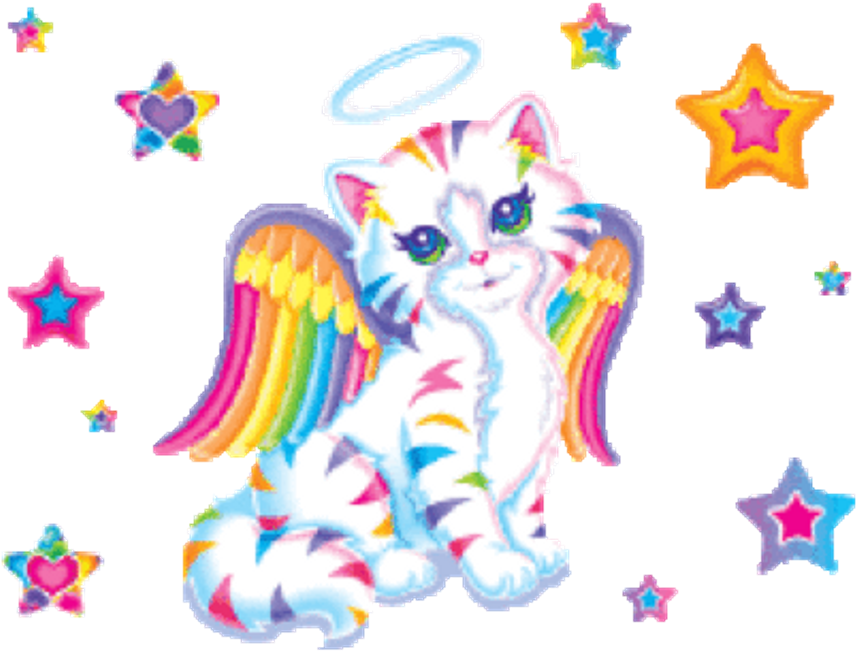 Download Lisafrank Sticker Angelbkitty Freetoedit Lisa Frank Angel