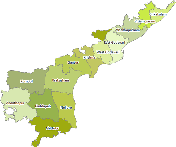 Ap-map - Linguistic State In India (600x600), Png Download