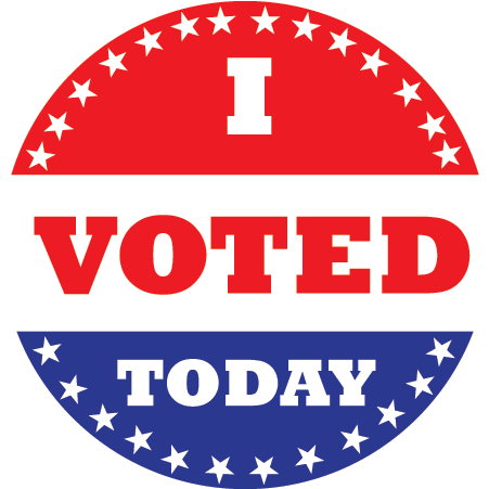 Vote Sticker Png Image Free Stock - Voted Today Sticker (1280x720), Png Download