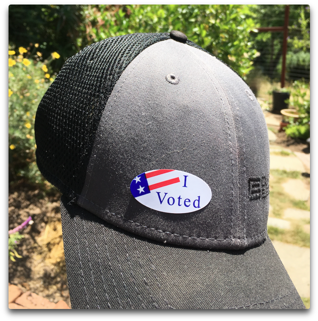 I Love Voting In Person - Baseball Cap (678x696), Png Download