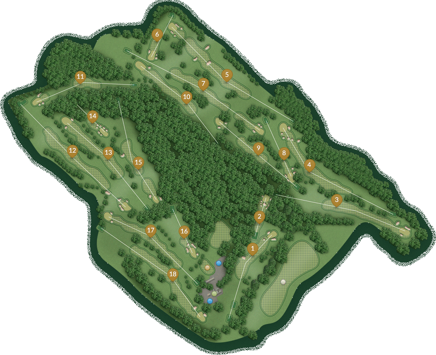 The Golf Course - Newport Golf Club (886x721), Png Download