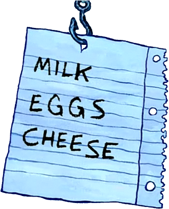 Floating Shopping List - Doki Doki Poem Meme (497x447), Png Download