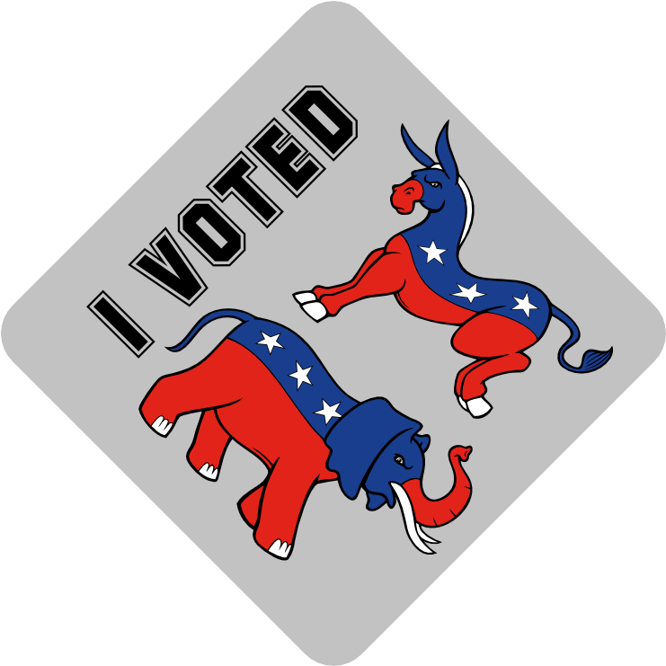 I Voted Temporary Tattoo - Avito.ru (350x350), Png Download
