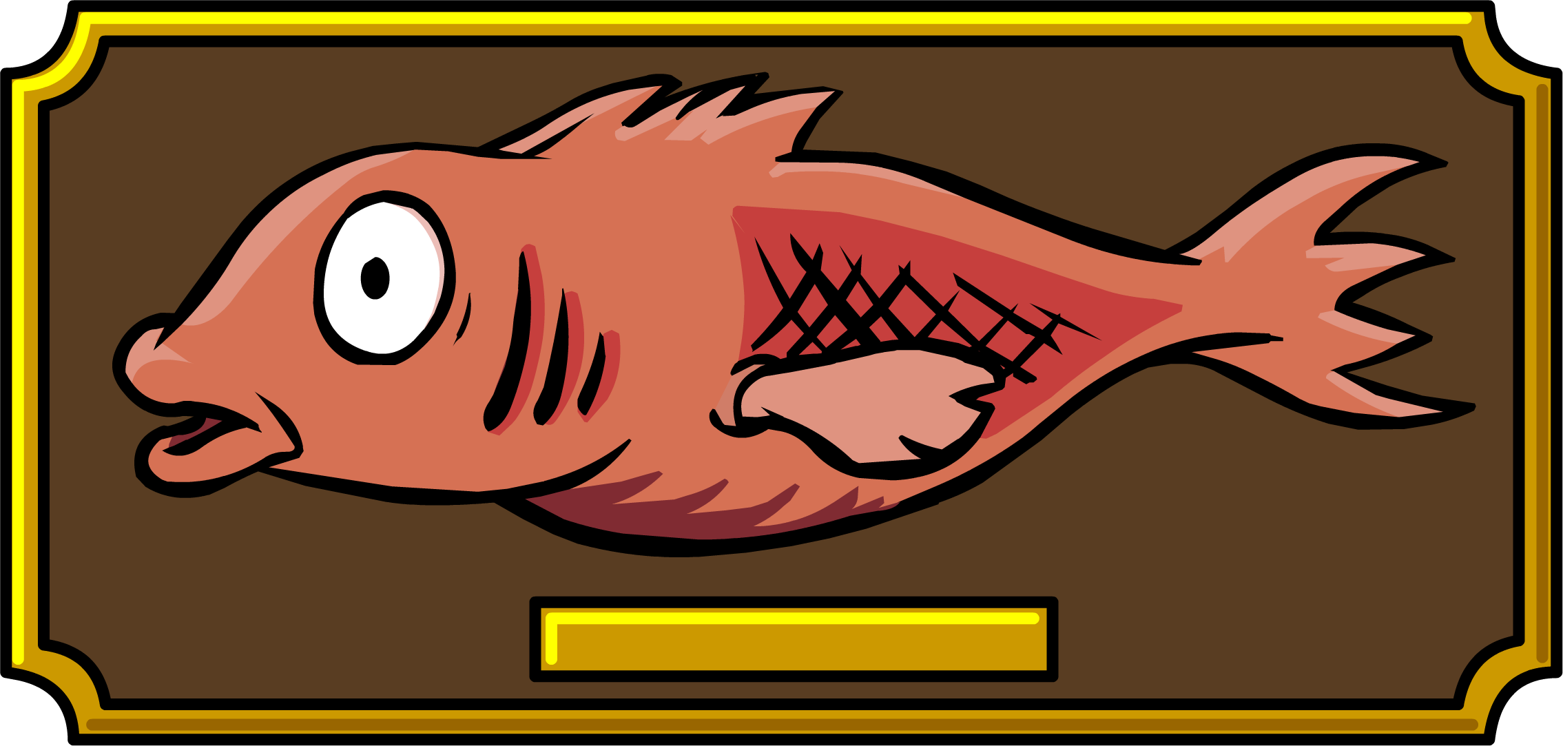 Mullet Fish - Png - Red Mullet Club Penguin (2269x1083), Png Download