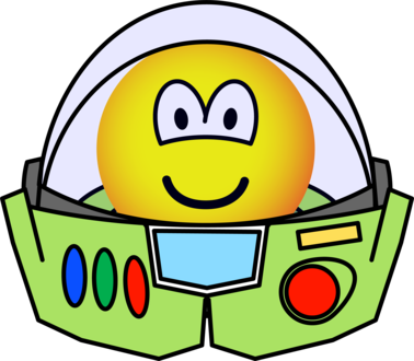 Buzz Lightyear Emoticon (378x330), Png Download