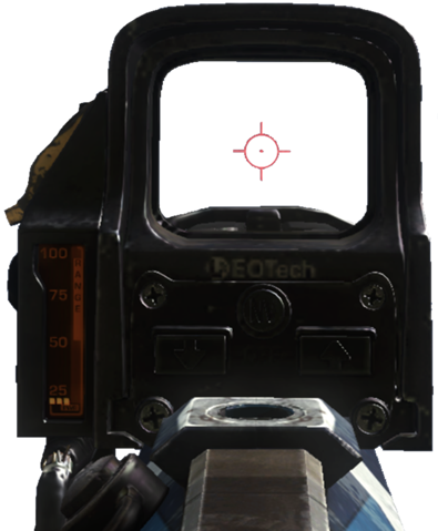 Holographic Sight Codg - Call Of Duty Holographic Sight (395x479), Png Download