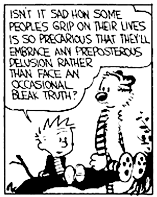 Not Bad, But Needs More Whitespace - Calvin And Hobbes (1000x3850), Png Download