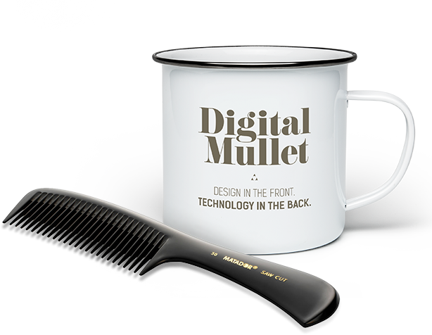 Digital Mullet Cup - Hairdresser (614x476), Png Download