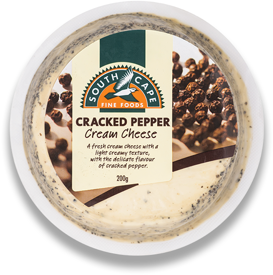 Cracked Pepper Cream Cheese (700x670), Png Download