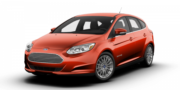 2018 Ford Focus Electric (600x300), Png Download