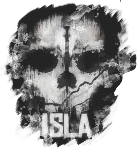Ghosts Isla Graffiti Codg - Ghosts Graffiti Png (510x525), Png Download