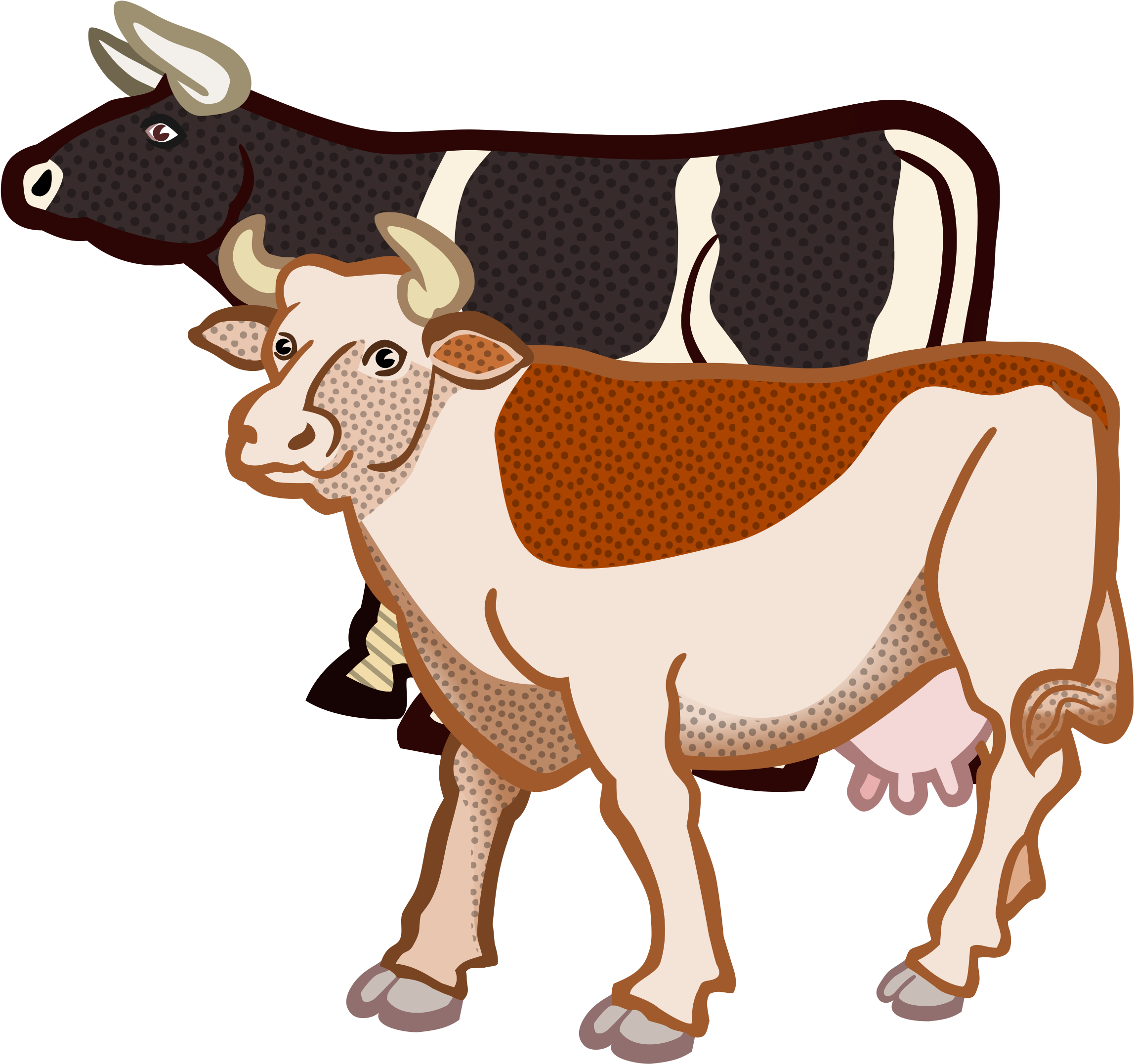 This Free Icons Png Design Of Cows (2400x2323), Png Download
