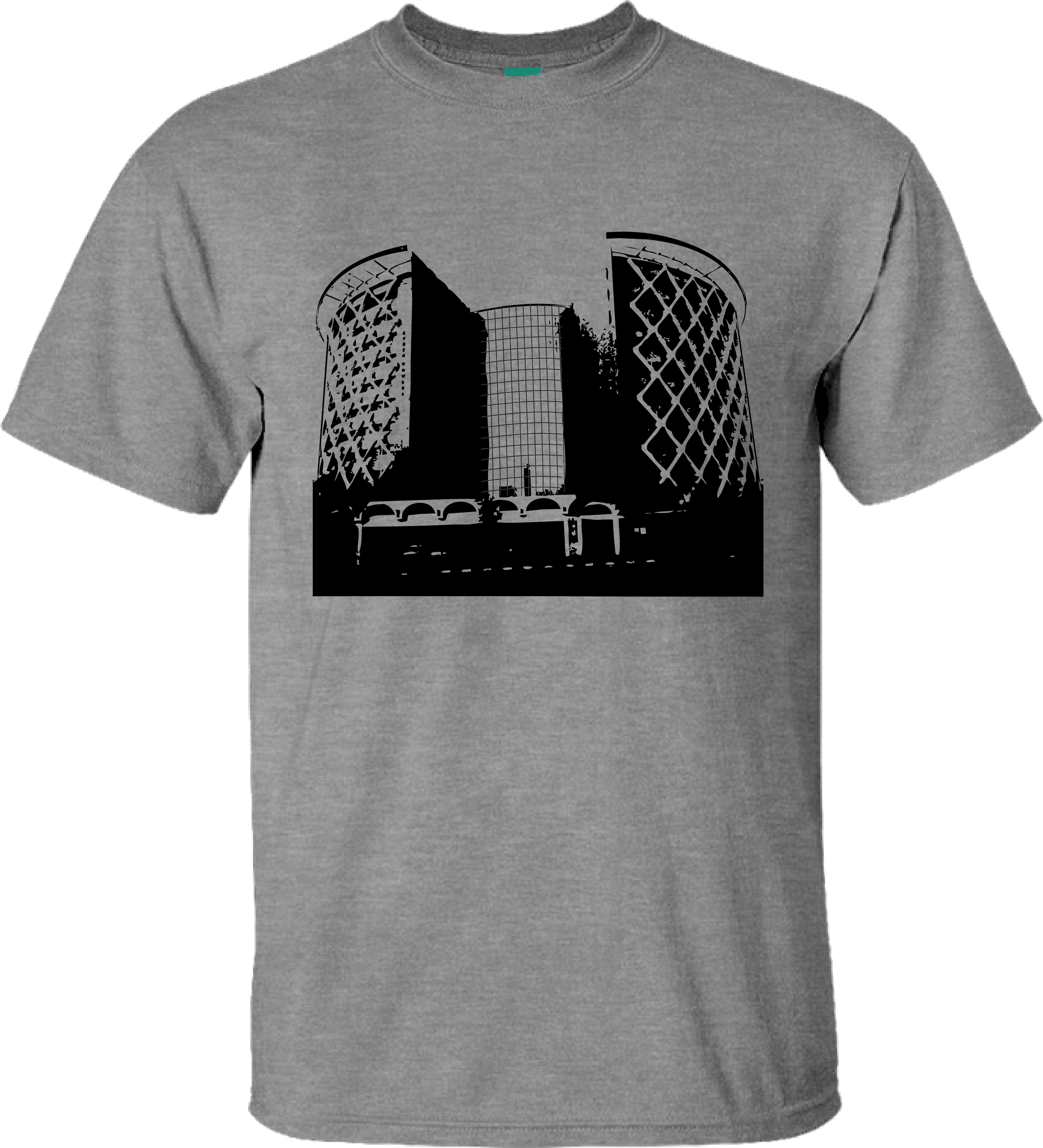 Alma Mater Round Neck Black History Unisex T-shirt - Mental Health Funny T Shirt (3508x3600), Png Download