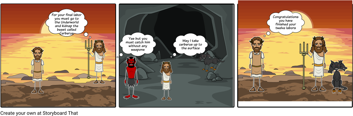 Cerberus - Cartoon (1164x385), Png Download